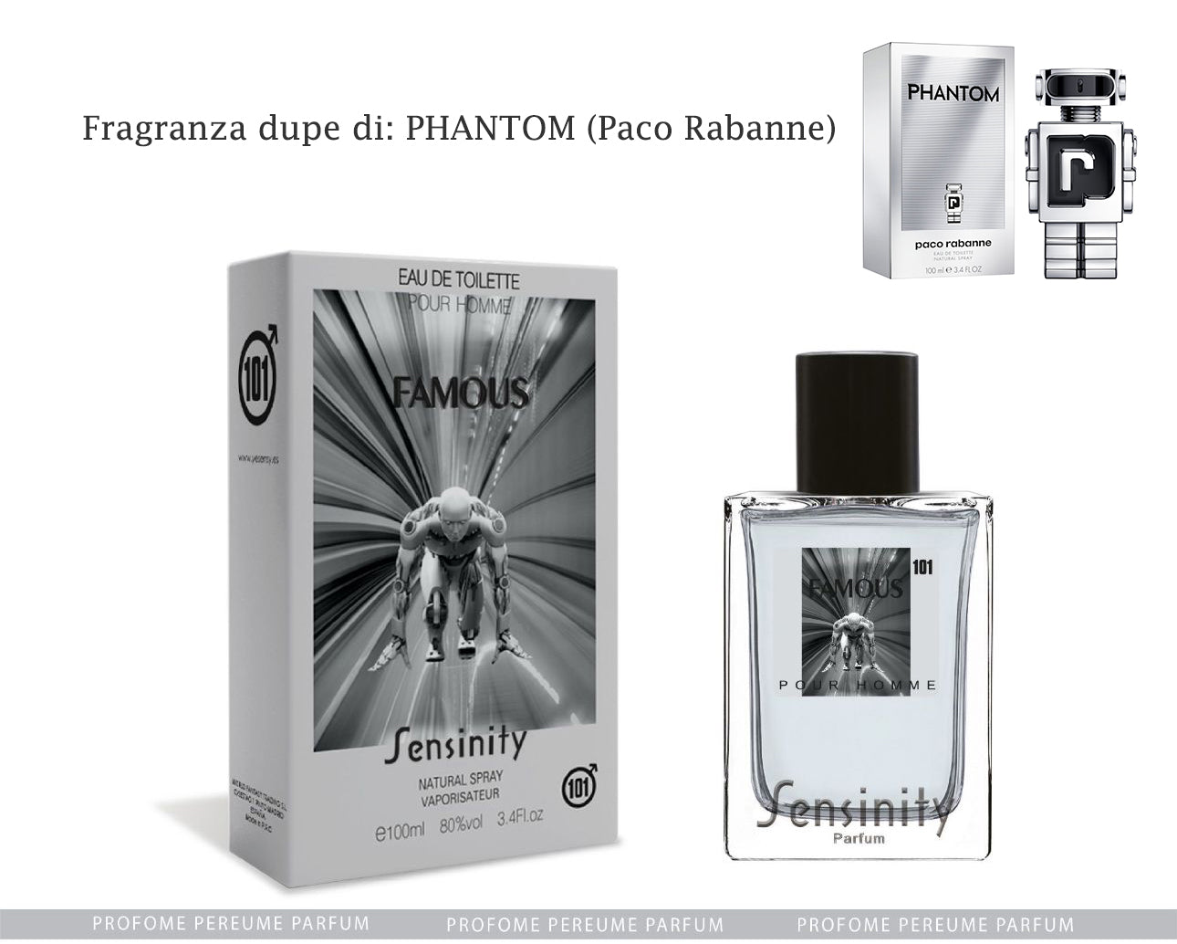 Profumo Sensinity FAMOUS 100 ml