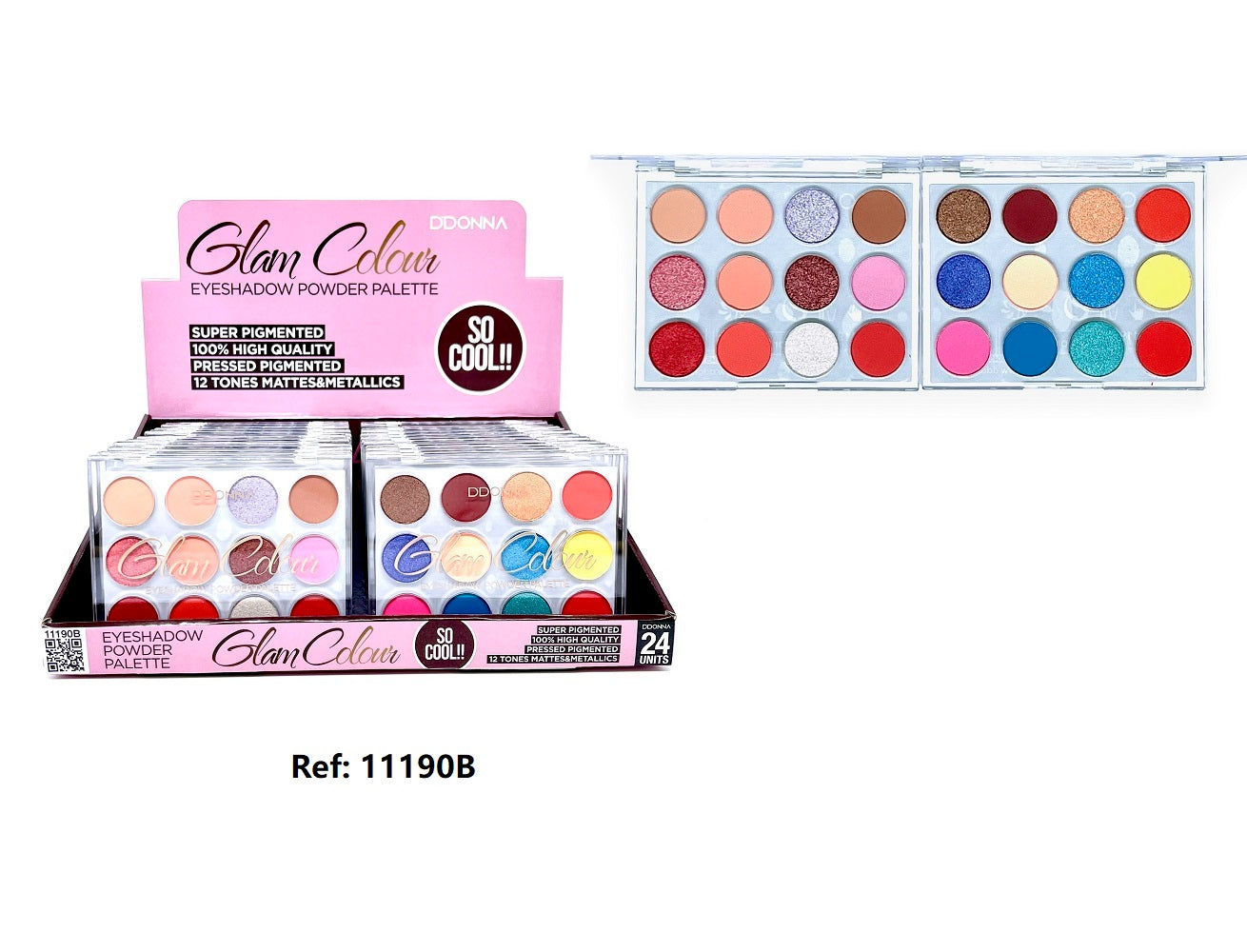 11190B Palette Ombretti GLAM COLOR