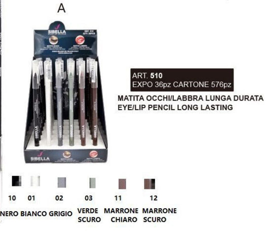 Sibella ART.510A Matita Occhi soft lunga durata