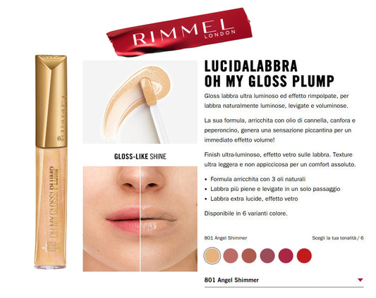 Rimmel London Oh My Gloss Plump N.801