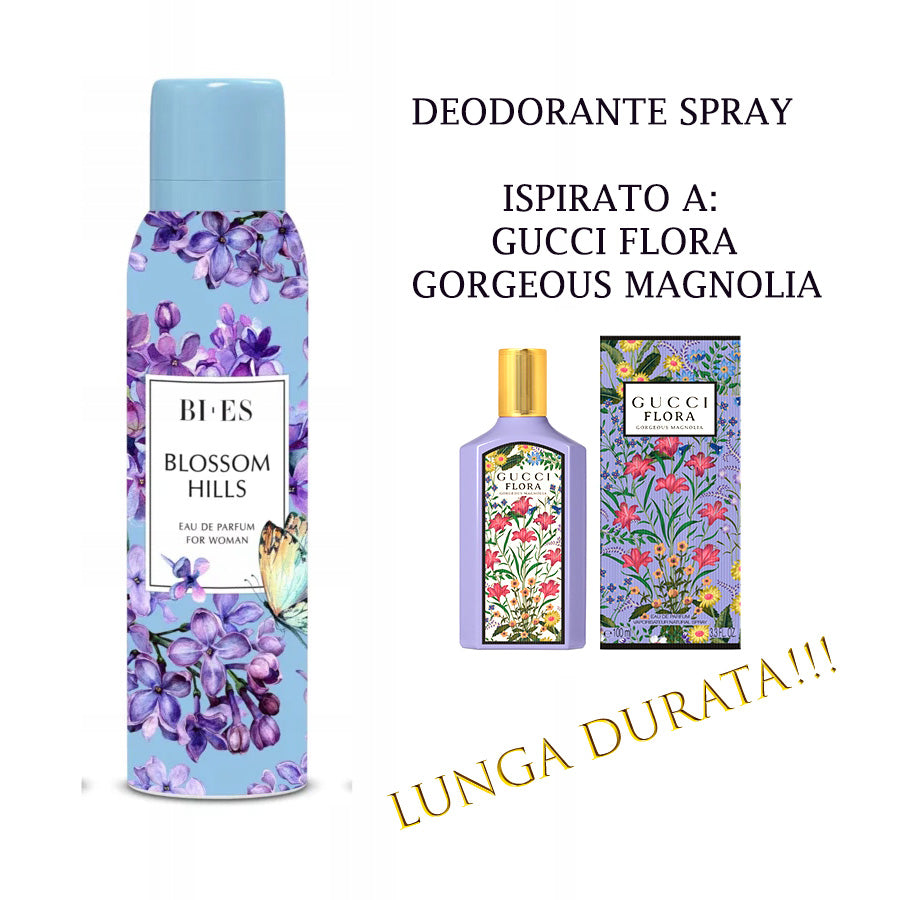 Blister 12pz. Deodorante Bi.Es. BLOSSOM HILLS 150ml