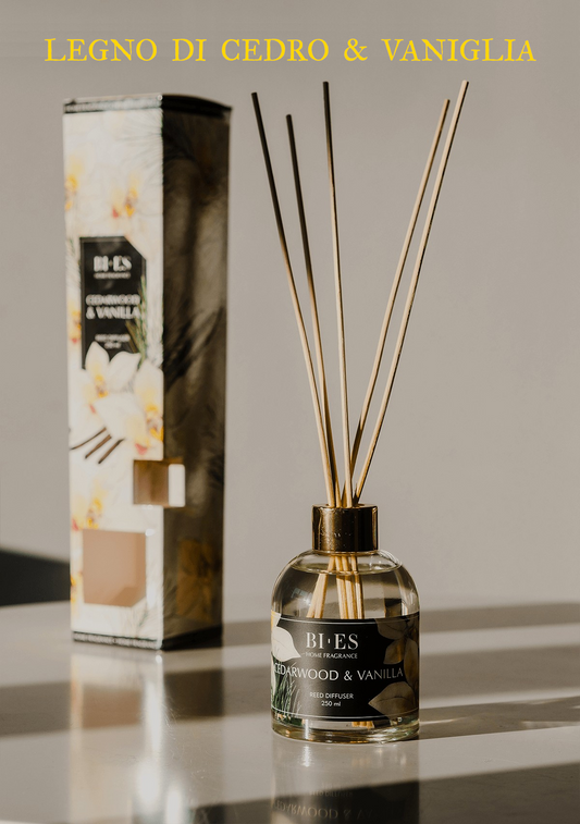 Diffusore ambiente BI.ES. 250ml CEDDARWOOD & VANILLA