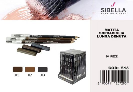 Sibella Matite Sopracciglia con scovolino