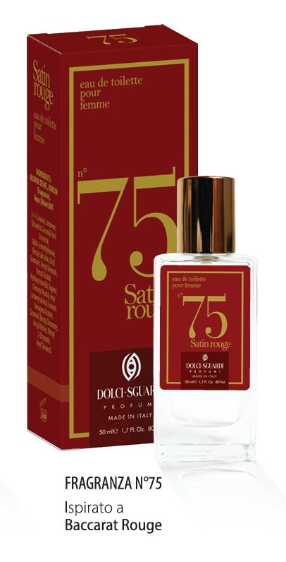 Profumo DOLCI SGUARDI N.75 (Bacarat Rouge) 50 ml