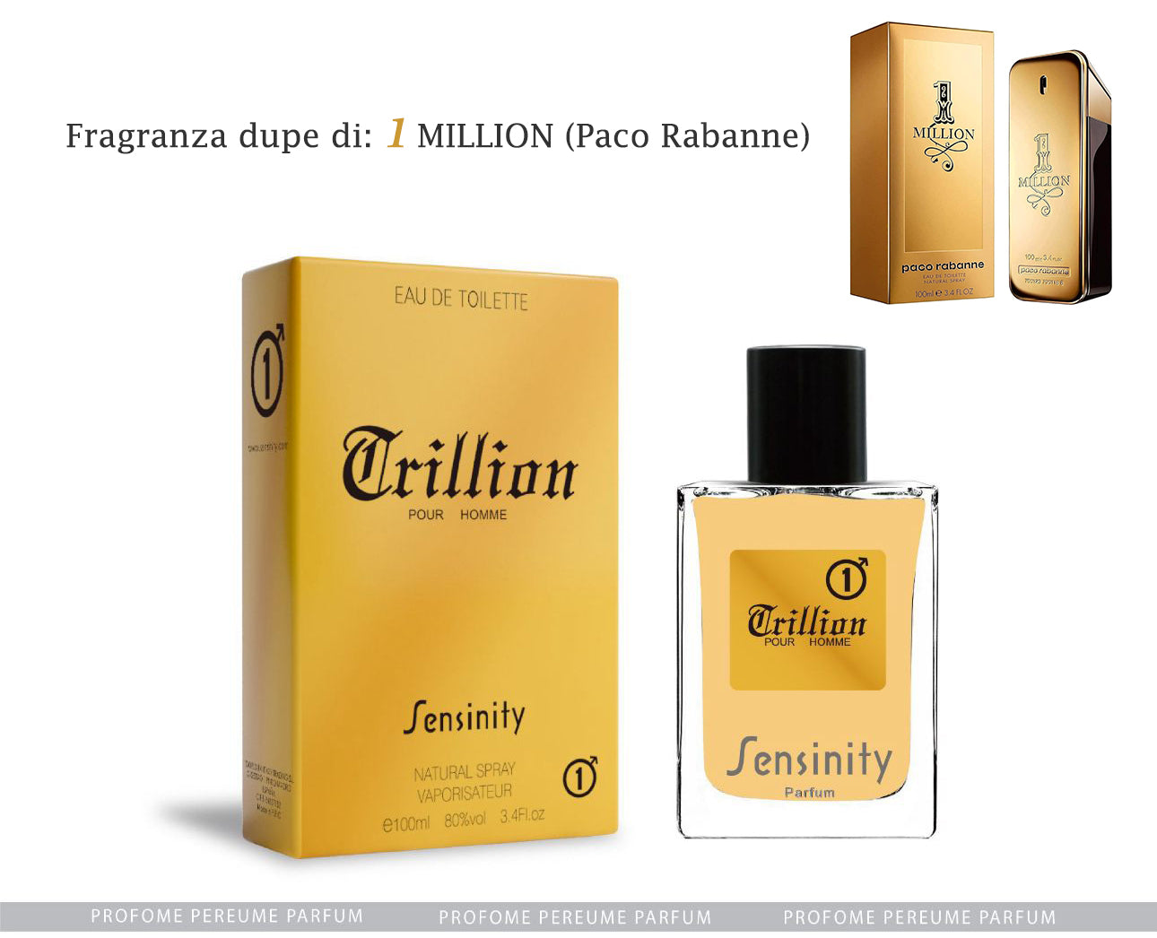 Profumo Sensinity TRILLION 100 ml